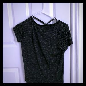Black and white tee shirt